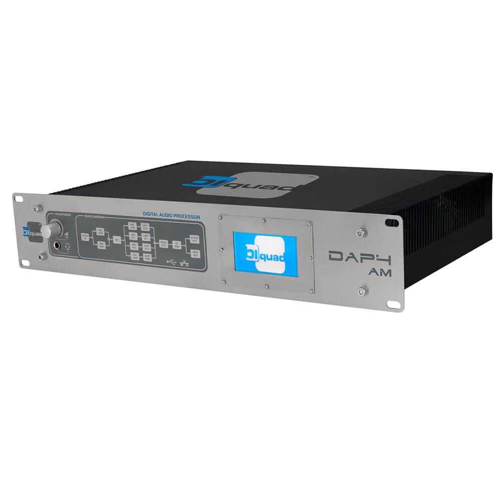 Processador de áudio digital DAP4 AM para rádios | Biquad Broadcast