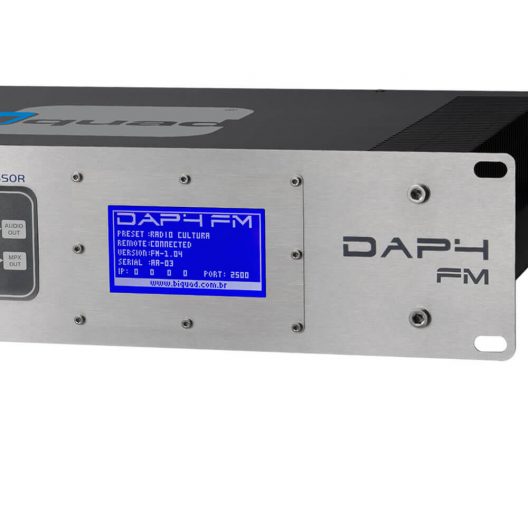 Processador de áudio digital DAP4 FM para rádios | Biquad Broadcast