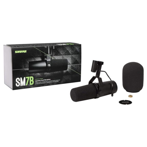 Microfone SM7B shure biquad podcast 2