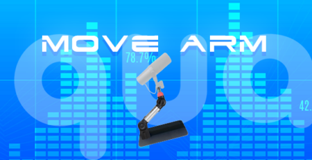 suporte de microfone móvel MOVE ARM para estúdios de rádio e podcast